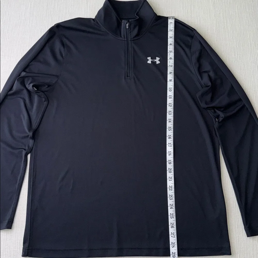 Under Armour Velocity Men's Black Performance Quarter-Zip Loose Pullover